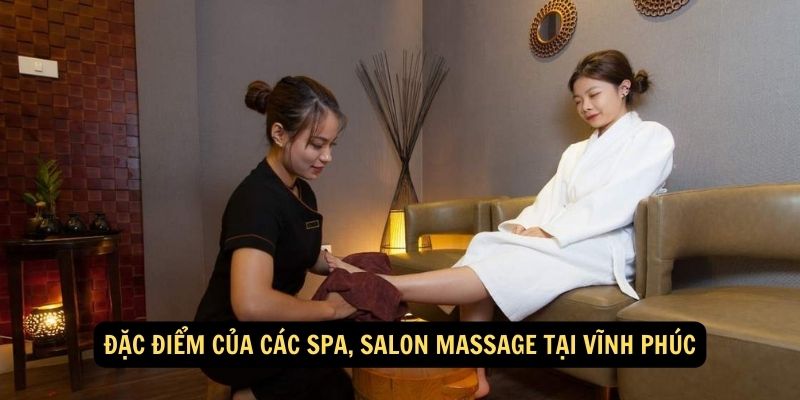 Đặc điểm của các spa, salon massage tại Vĩnh Phúc